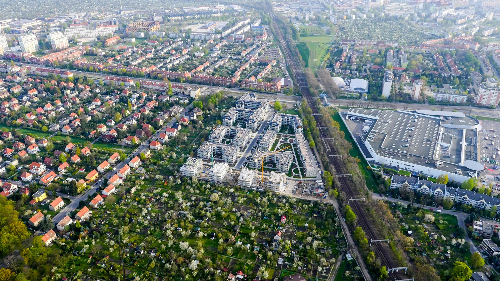 Ogrody Hallera - urbanistyka
